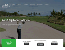 Tablet Screenshot of easygolfworldwide.com.au